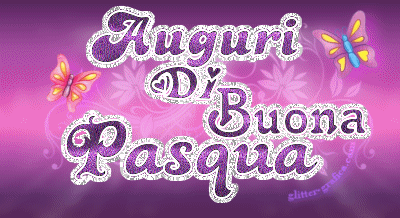 glitter auguri buona pasqua